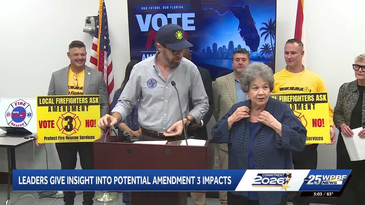 Florida officials discuss Amendment 3’s impact on property taxes and local services — WPBF West Palm Beach, Zurich Real Estate news